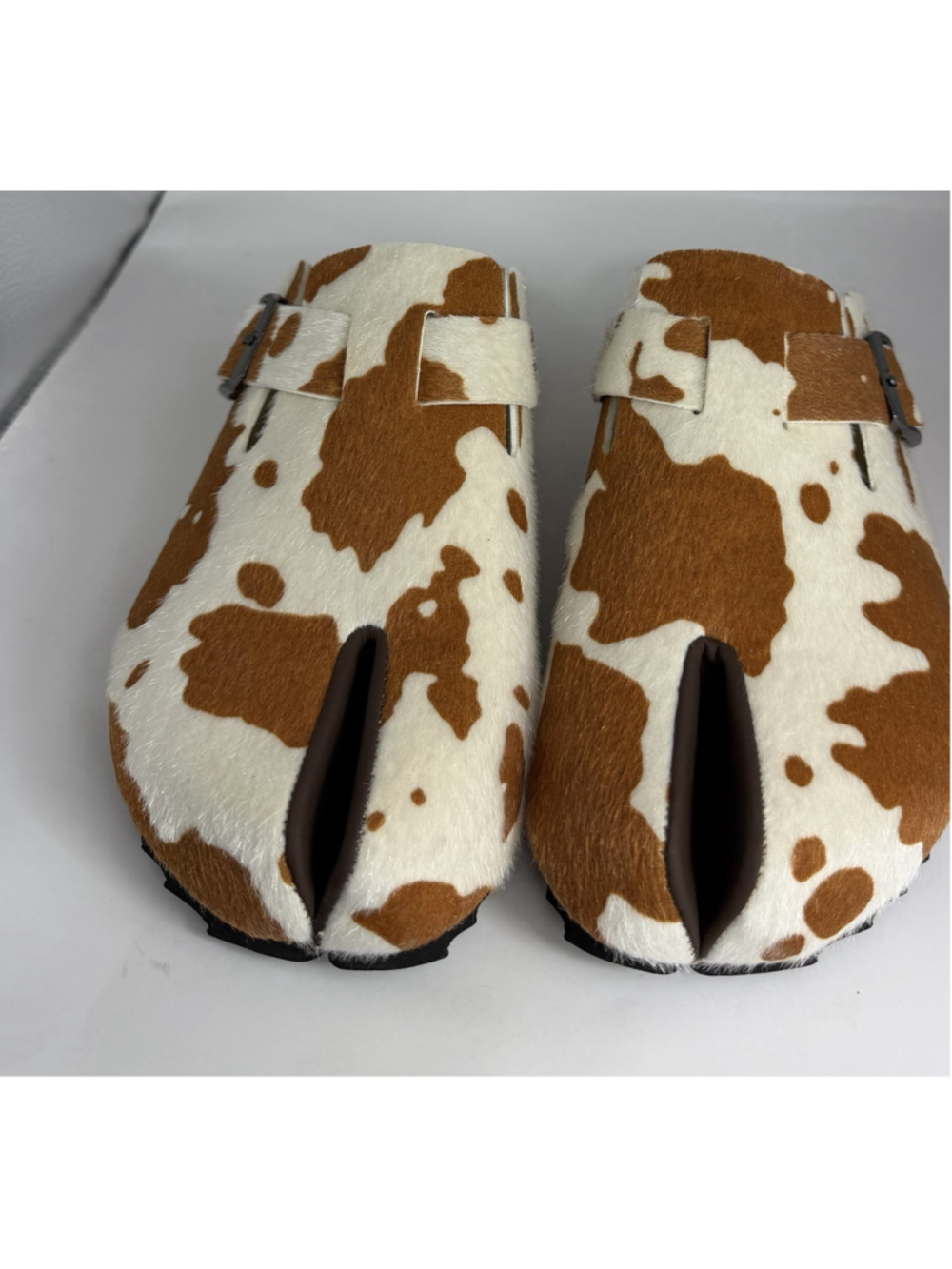 Worst Case Cow Print Tabis Clogs Size 7 Men / Woman 8 Animal Print Sandals